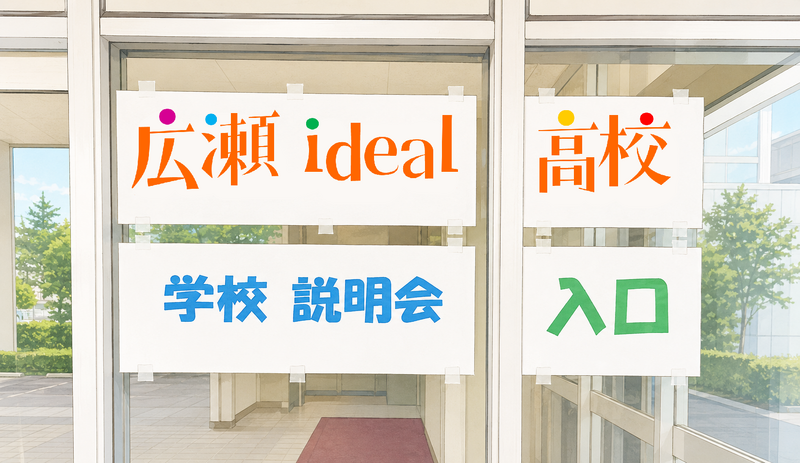 学校説明会の入り口
